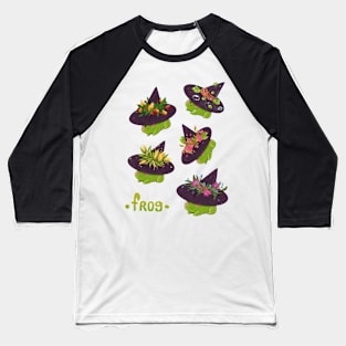 Witchy frog sticker pack Baseball T-Shirt